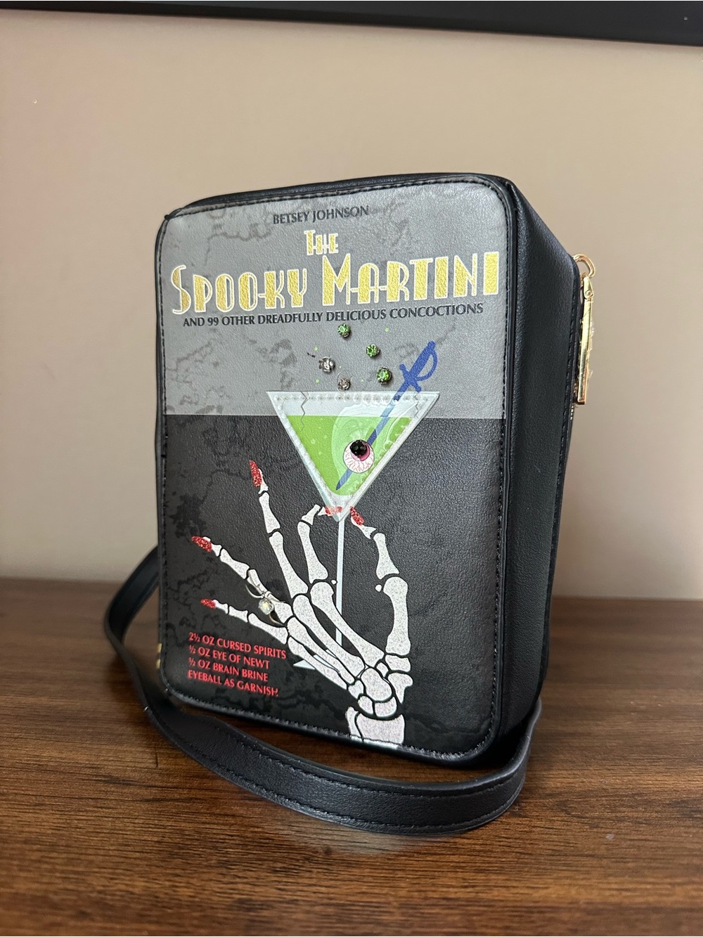 Betsey Johnson The Spooky Martini Crossbody